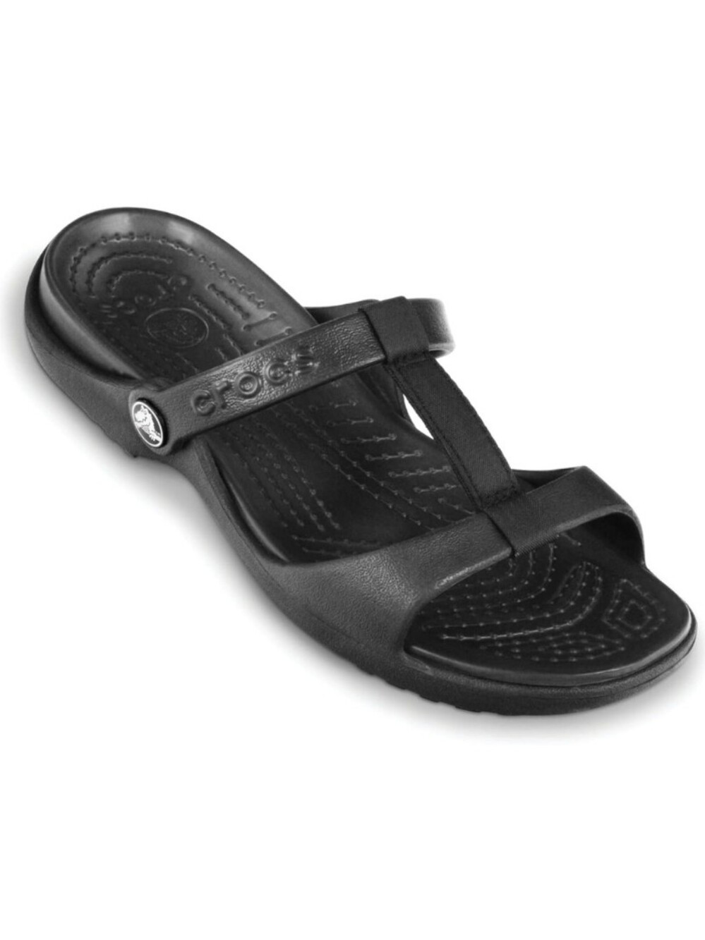 Crocs Cleo III Black Sandals size 6 NWOT